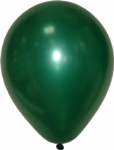 空飄11"珍珠氣球-深綠色